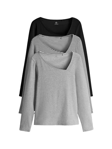Next The Set maglietta donna coste maniche lunghe 3 pezzi
