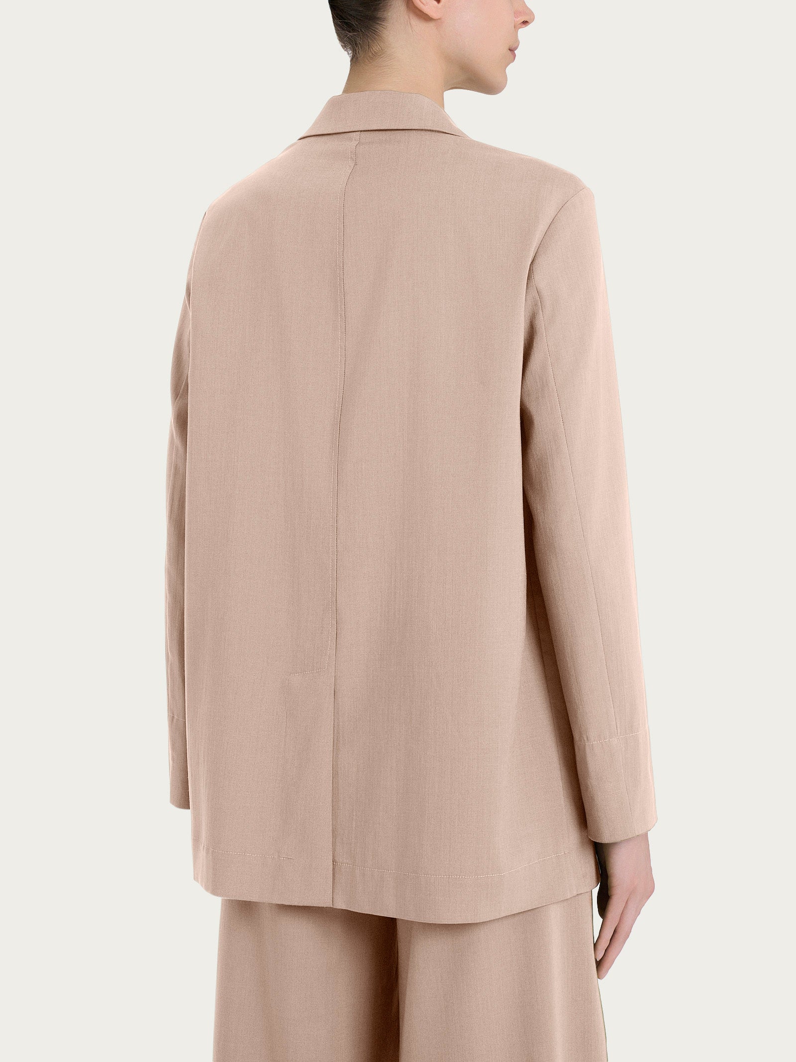 Ragno Super Natural blazer destrutturato Warm Taupe tencel