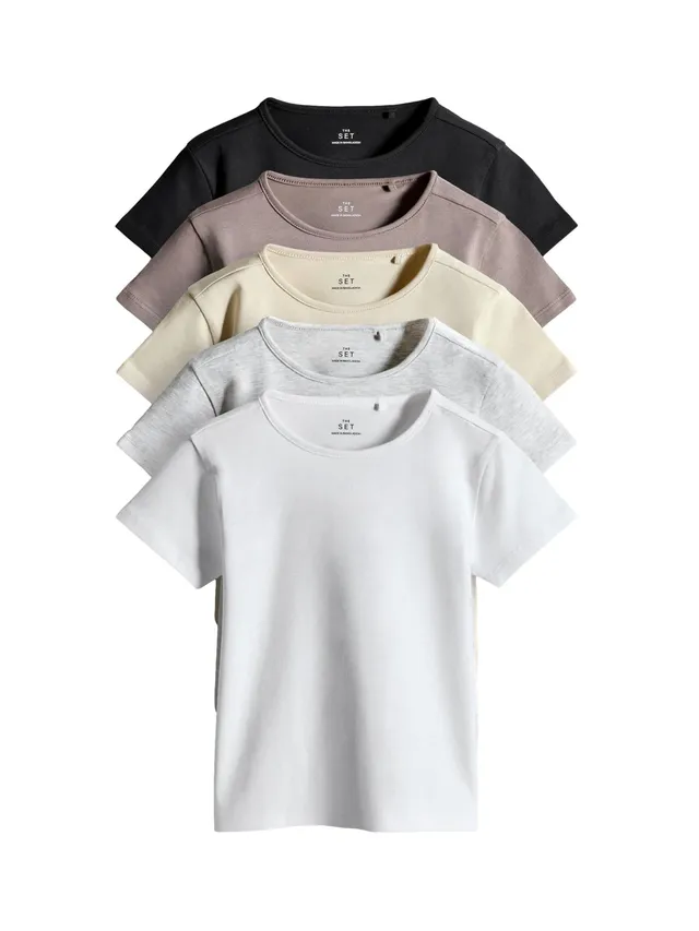 Next The Set t-shirt bambina 5 pezzi manica corta