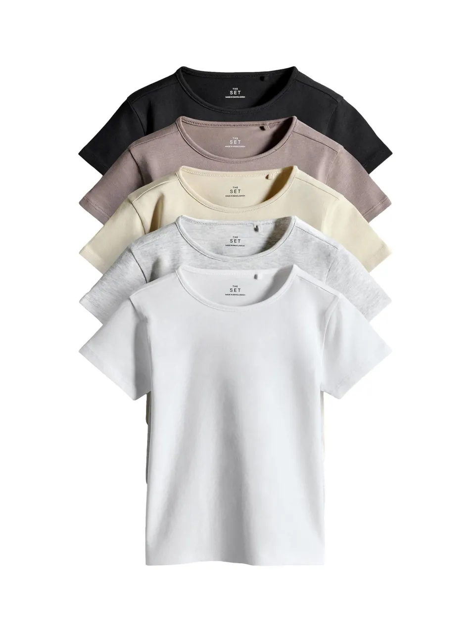 Next The Set t-shirt bambina 5 pezzi manica corta
