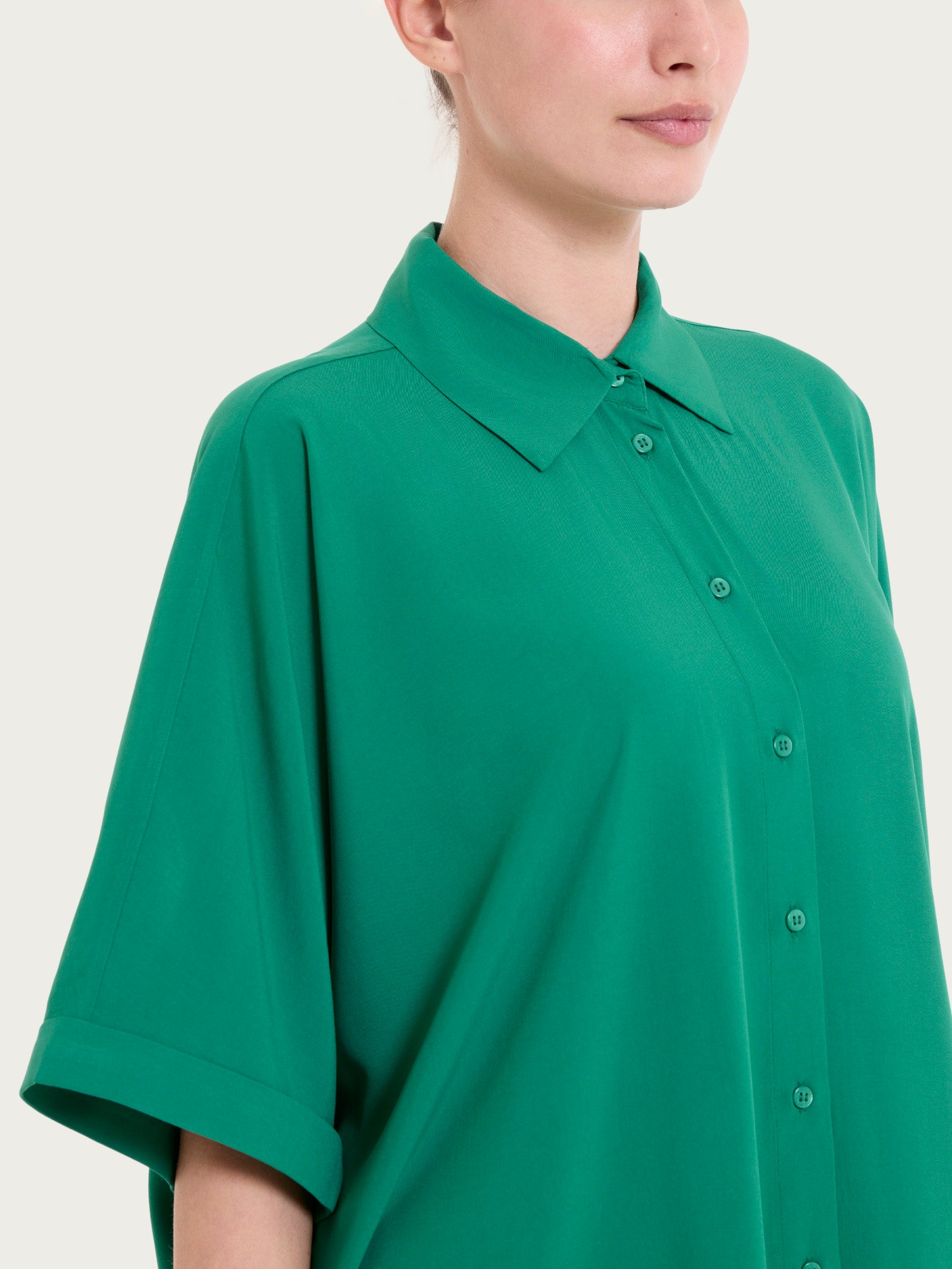 Ragno EcoSeta Chemisier Kimono Corto Bayou