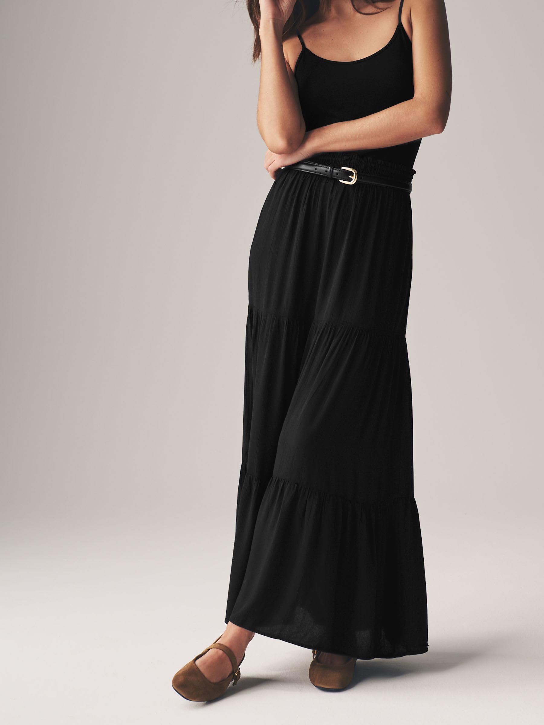 Next The Set gonna donna 2 pezzi viscosa maxi balze