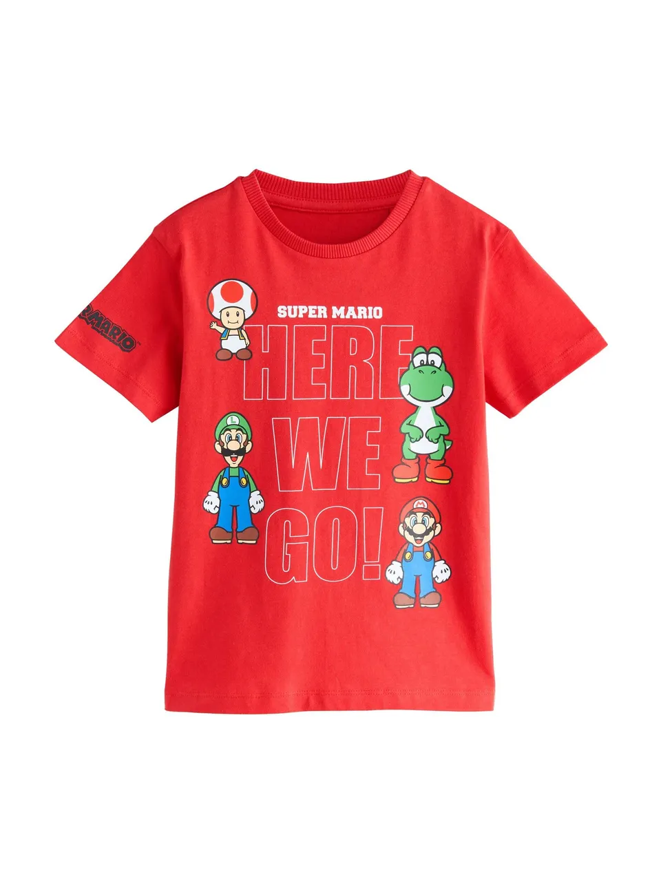 Next t-shirt Super Mario bambino rossa manica corta