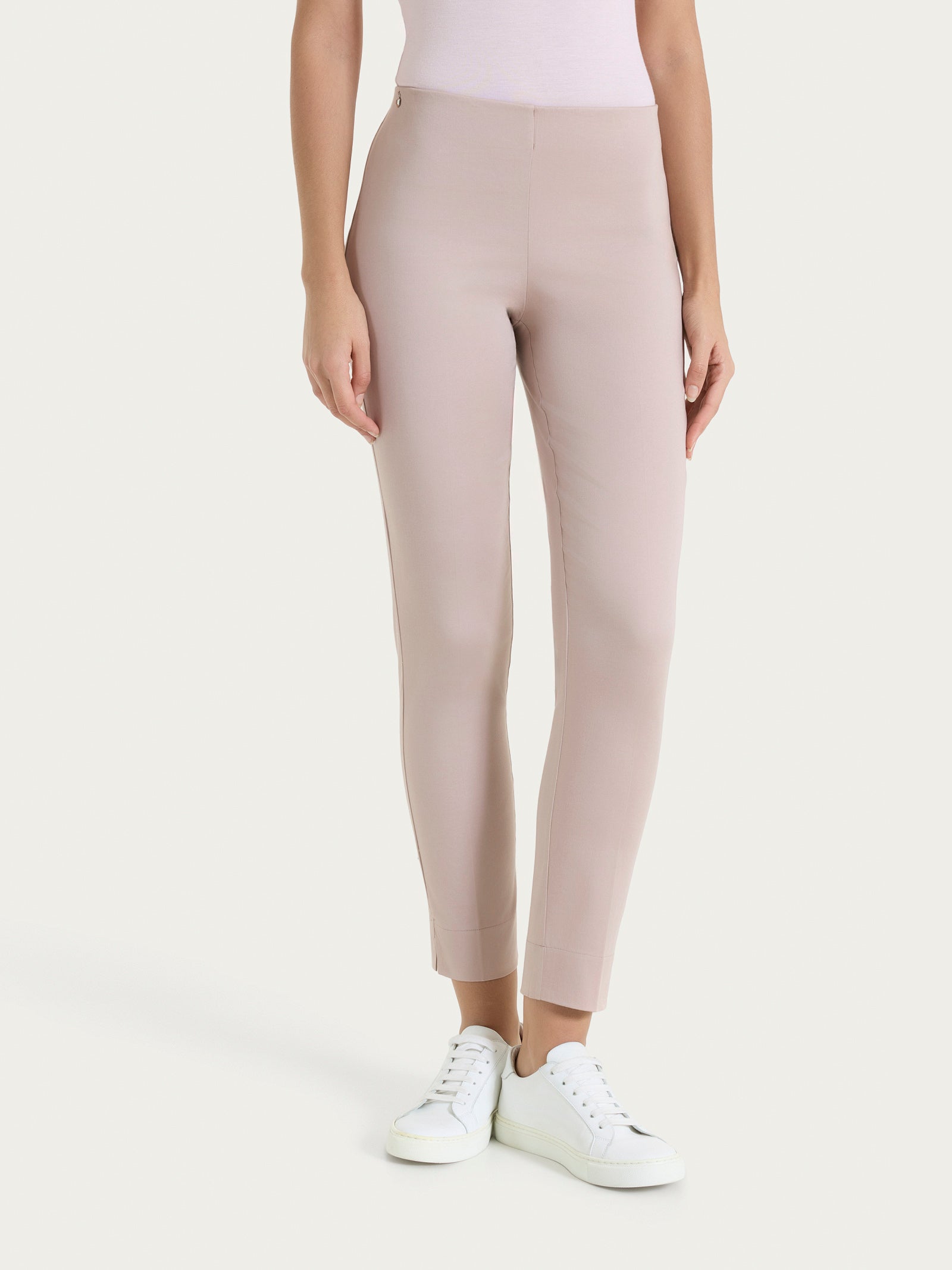 Ragno Satin Power Pantalone Capri Sphinx rosa skinny