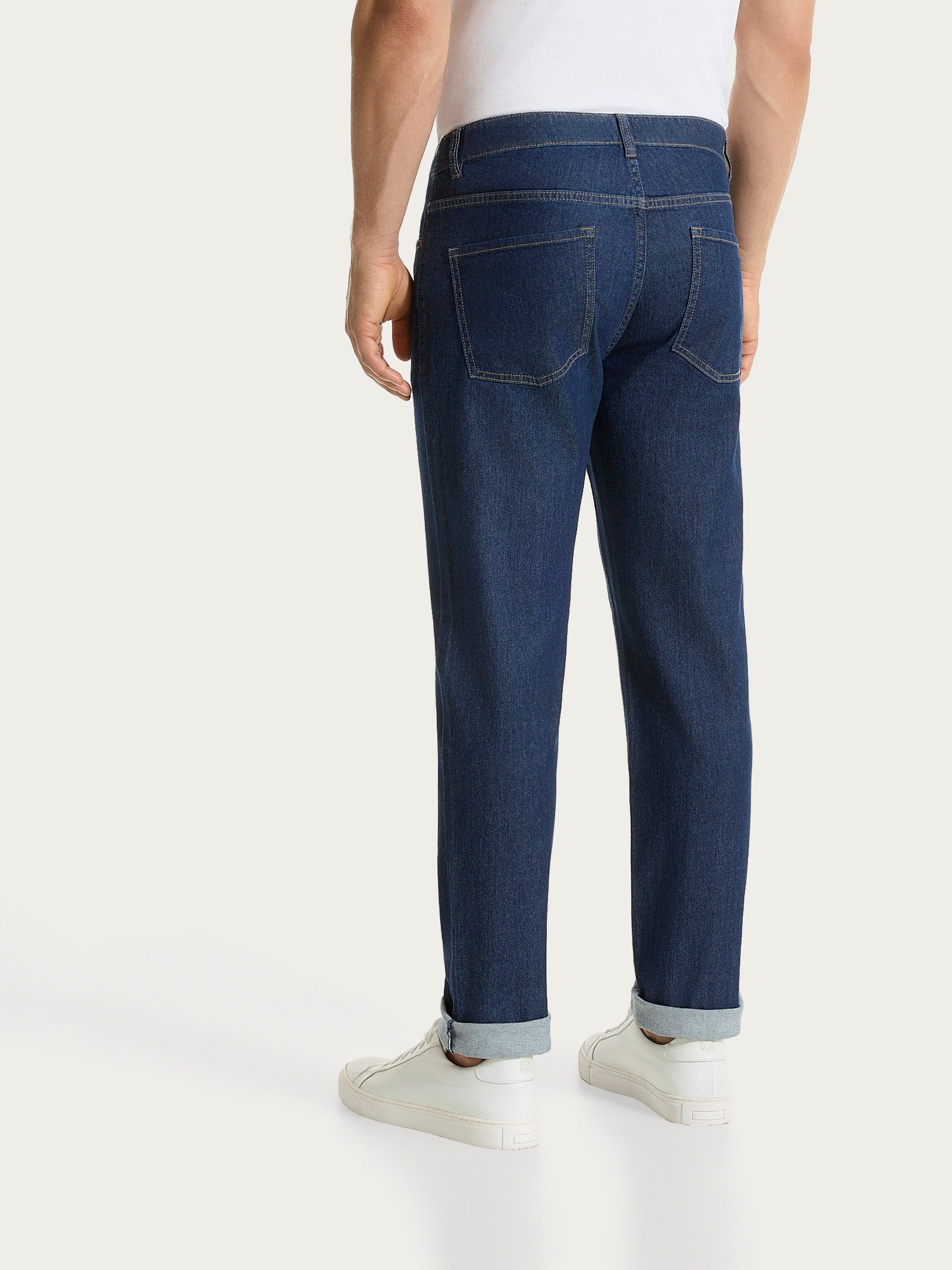 Ragno Super Denim Jeans 5 tasche indigo cotone elasticizzato