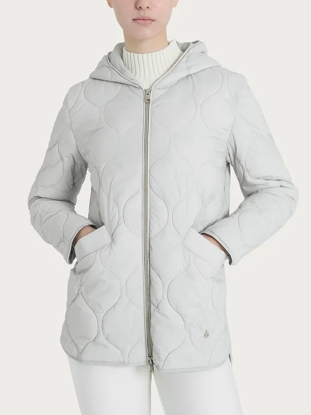 Ragno Onion Quilt Piumino donna Dawn Blue con cappuccio