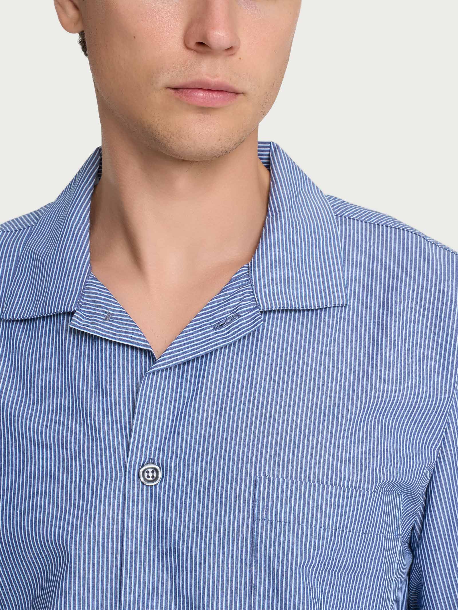 Ragno Jersey Pigiama Uomo Cotone Aperto Fantasia