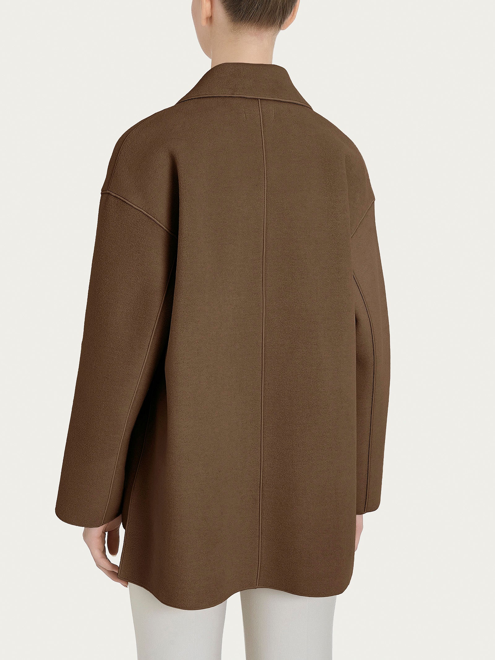 Ragno Vegan Wool cappotto caban caldo Rain Drum