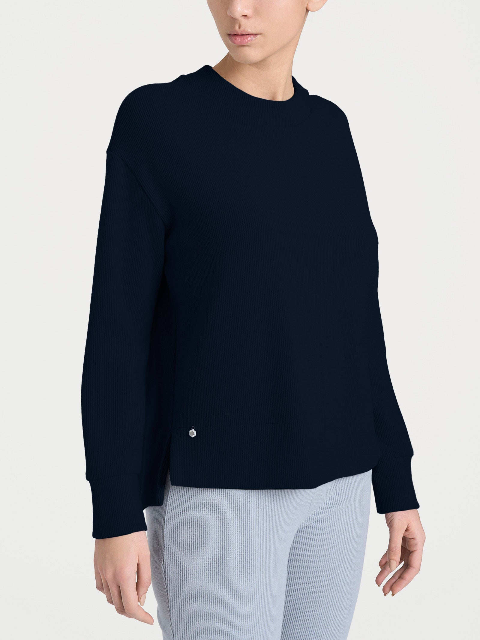 Ragno Comfort Velvet Felpa Blu Donna Over
