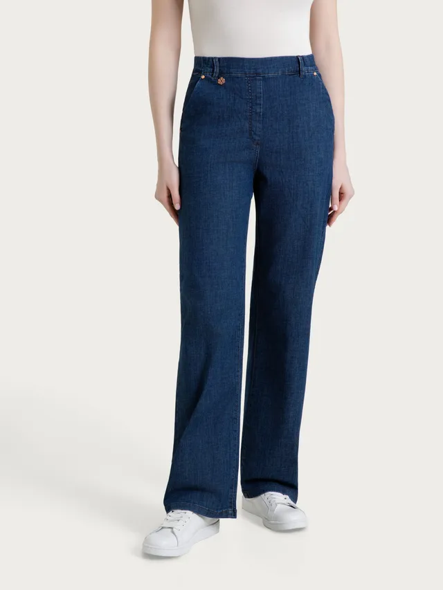 Ragno Light Denim Jeans ampio Jeans tasche elasticizzato