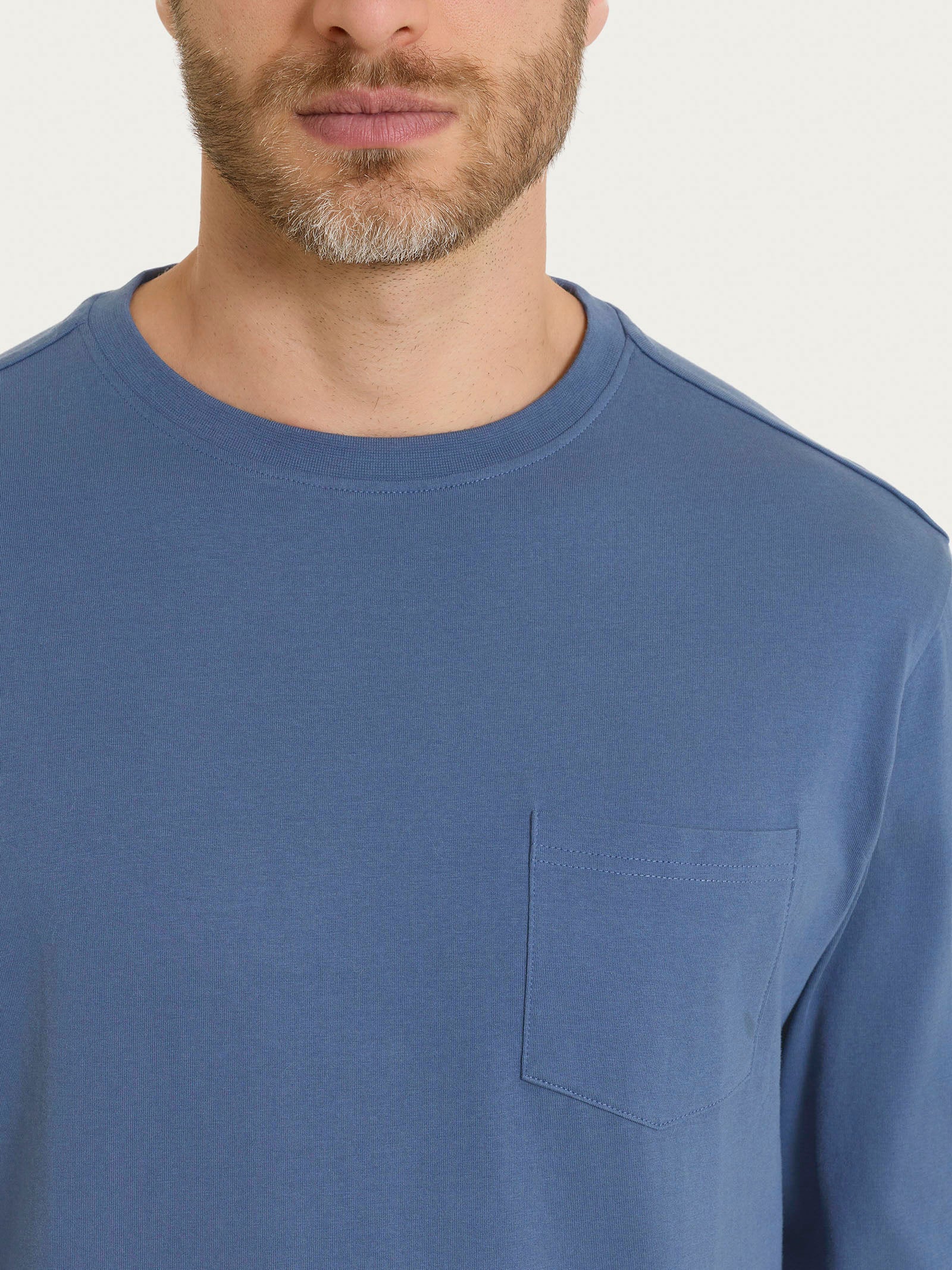 Ragno Heavy Duty Jersey Lunga indigo maglietta cotone