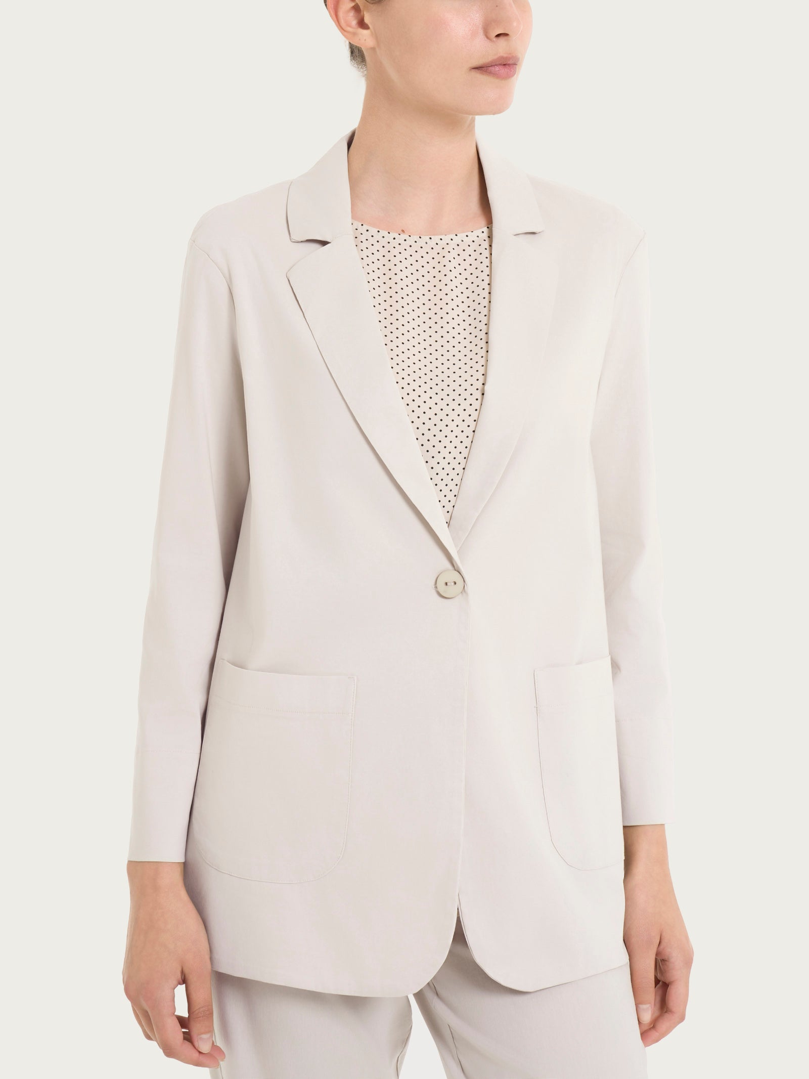 Ragno Super Fresh Blazer Leggero Almond Peach un bottone