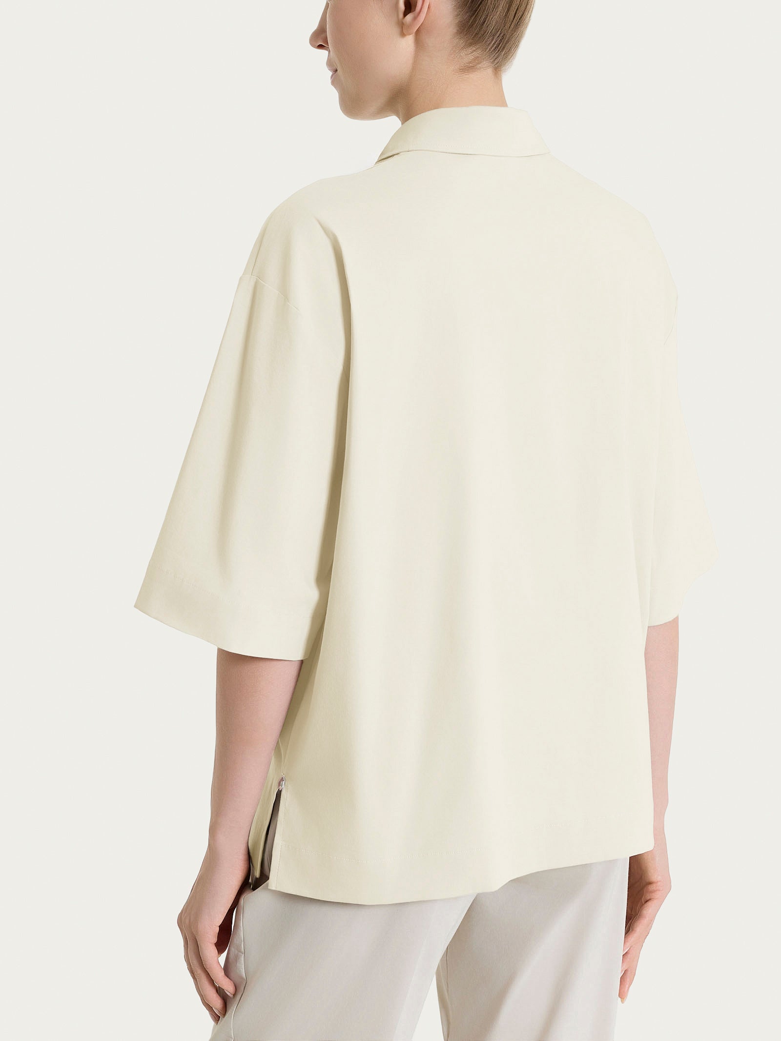 Ragno Super Fresh Camicia Whitecap Gray manica corta cotone