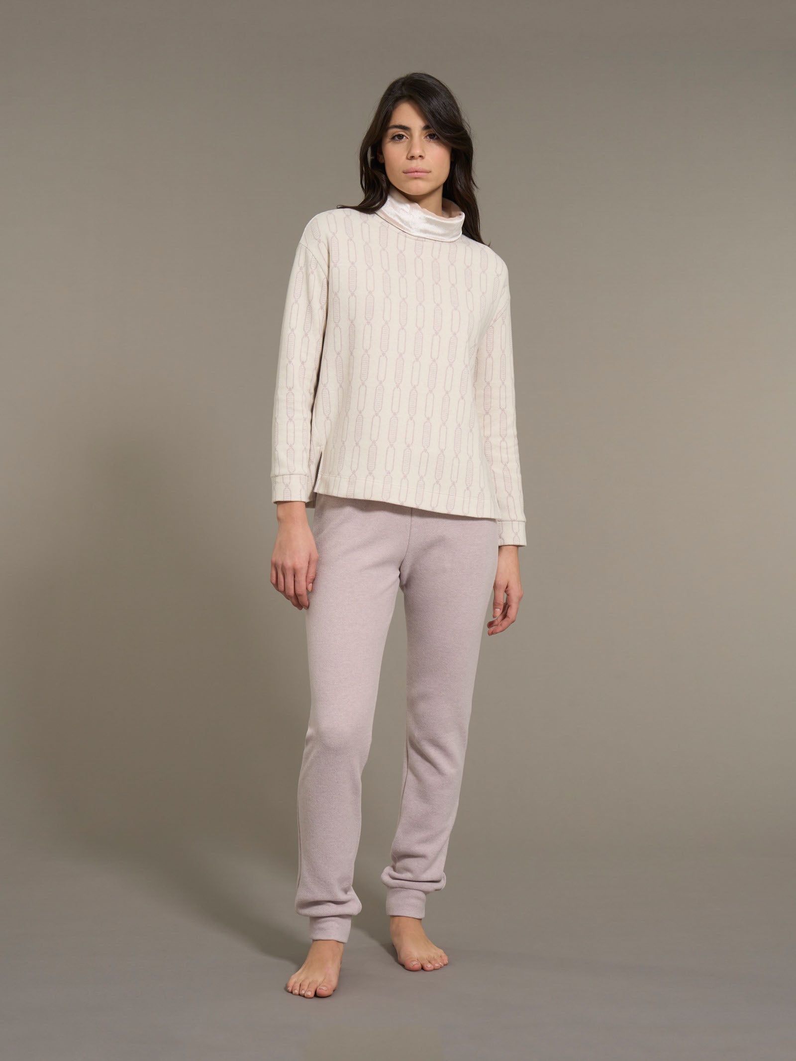 Ragno Cotton Eco Pile pigiama vulcano mirtillo 50+50