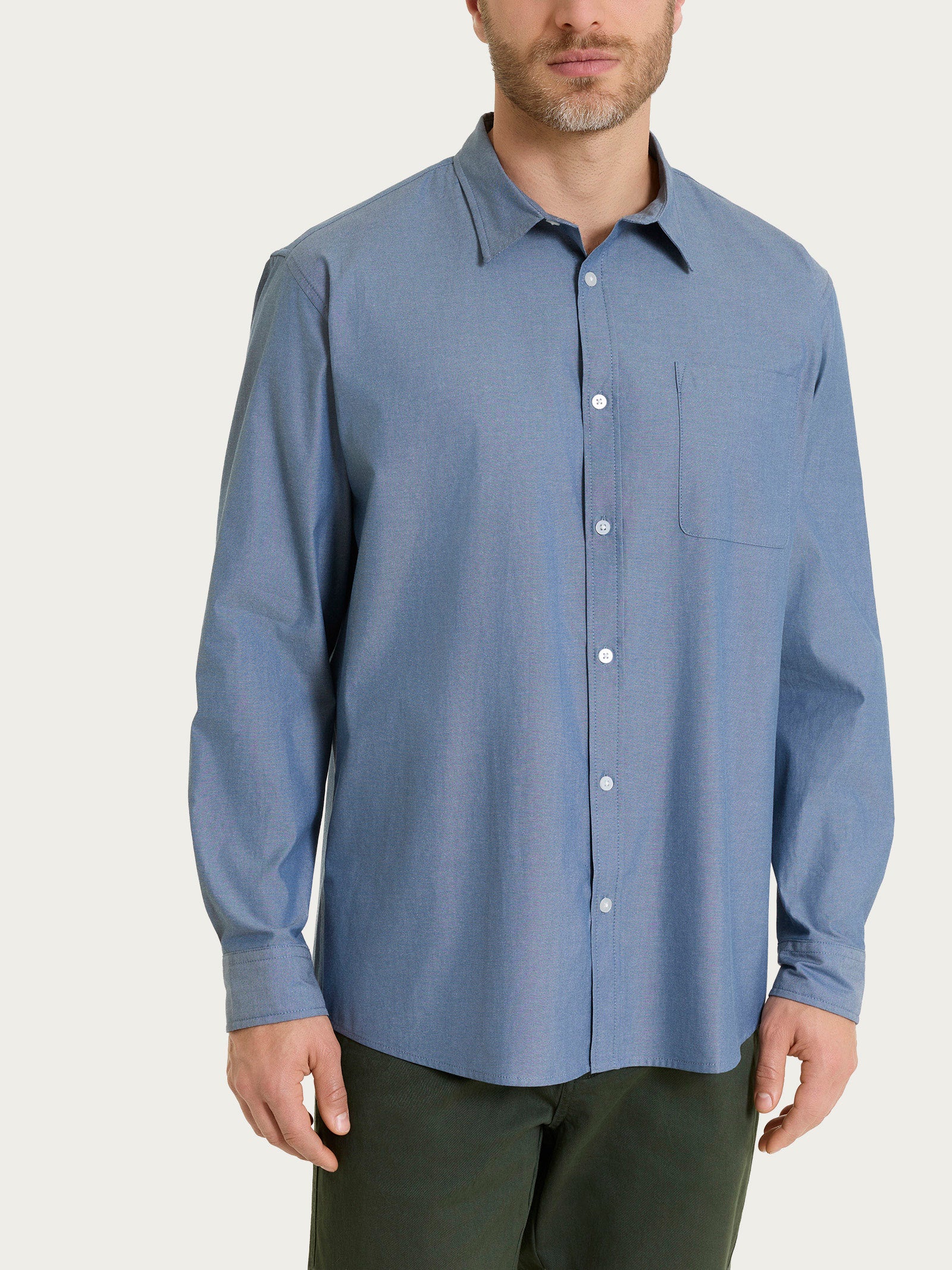 Ragno Oxford Double Twisted camicia uomo Flint Stone