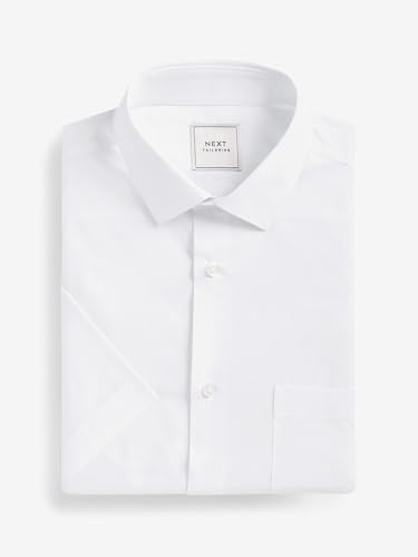 Next Camicia Elegante Uomo Slim Maniche Corte