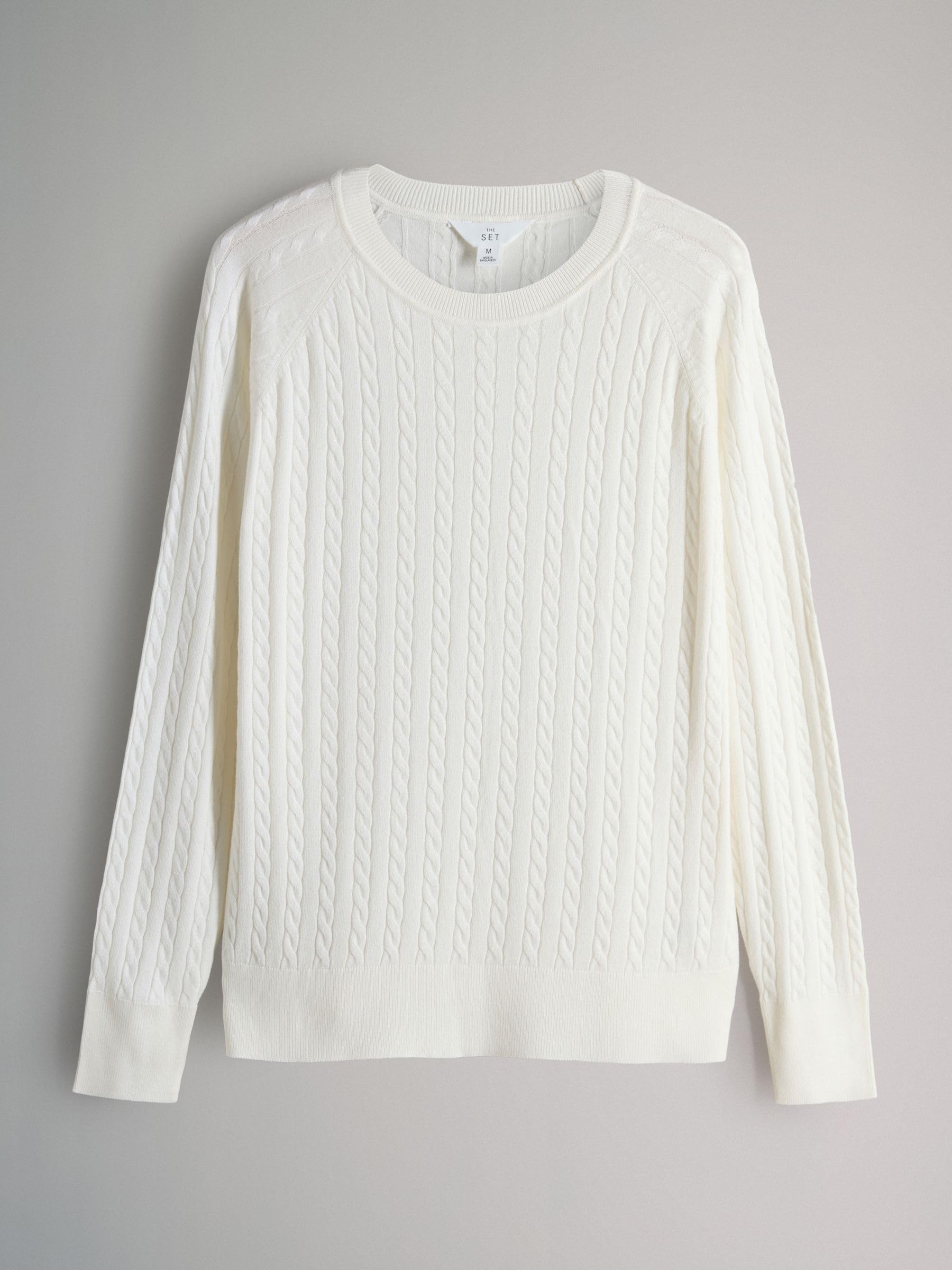 The Set donna maglie punto fine girocollo 4 pz