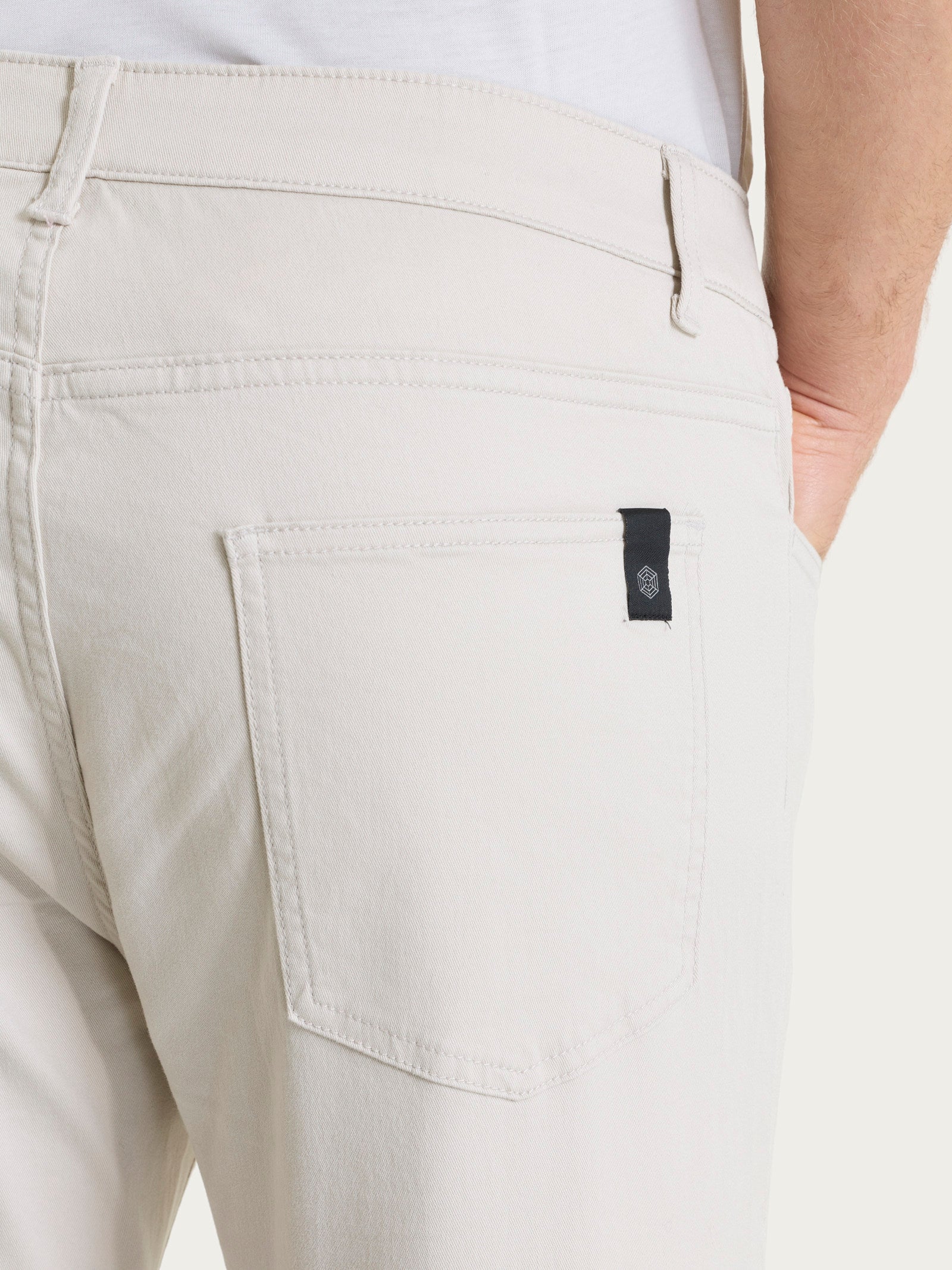 Ragno Twill Cotone Pantalone 5 tasche slim Champignon