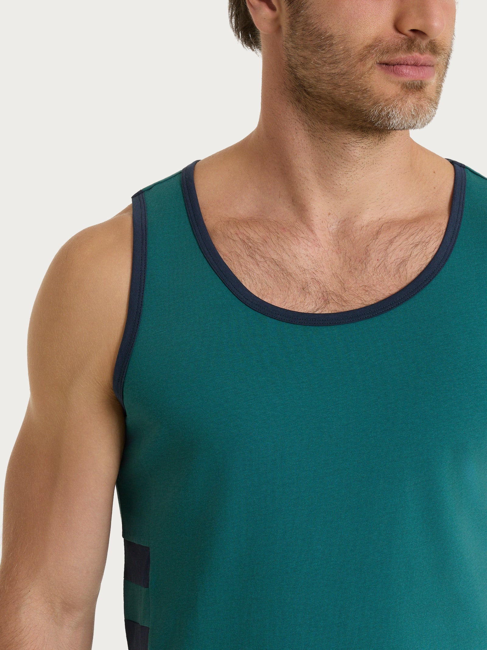 Ragno Jersey Cotone Canottiera uomo Bayberry spalla larga