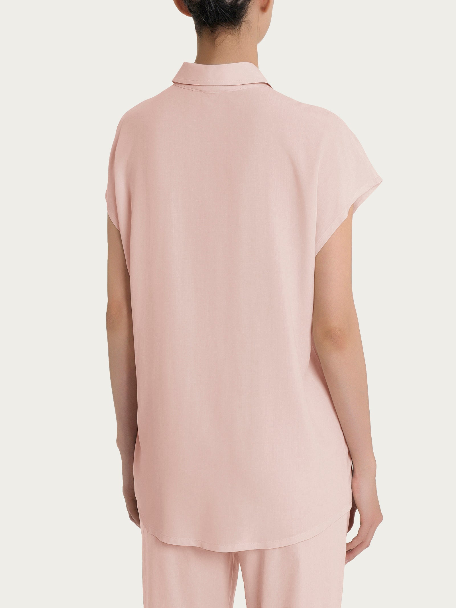 Ragno camicia kimono ecoseta rosa Cameo Rose