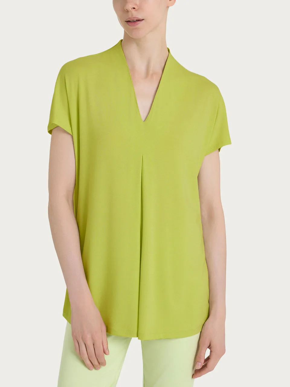Ragno Viscosa Summer T-shirt piega Grenoble Green