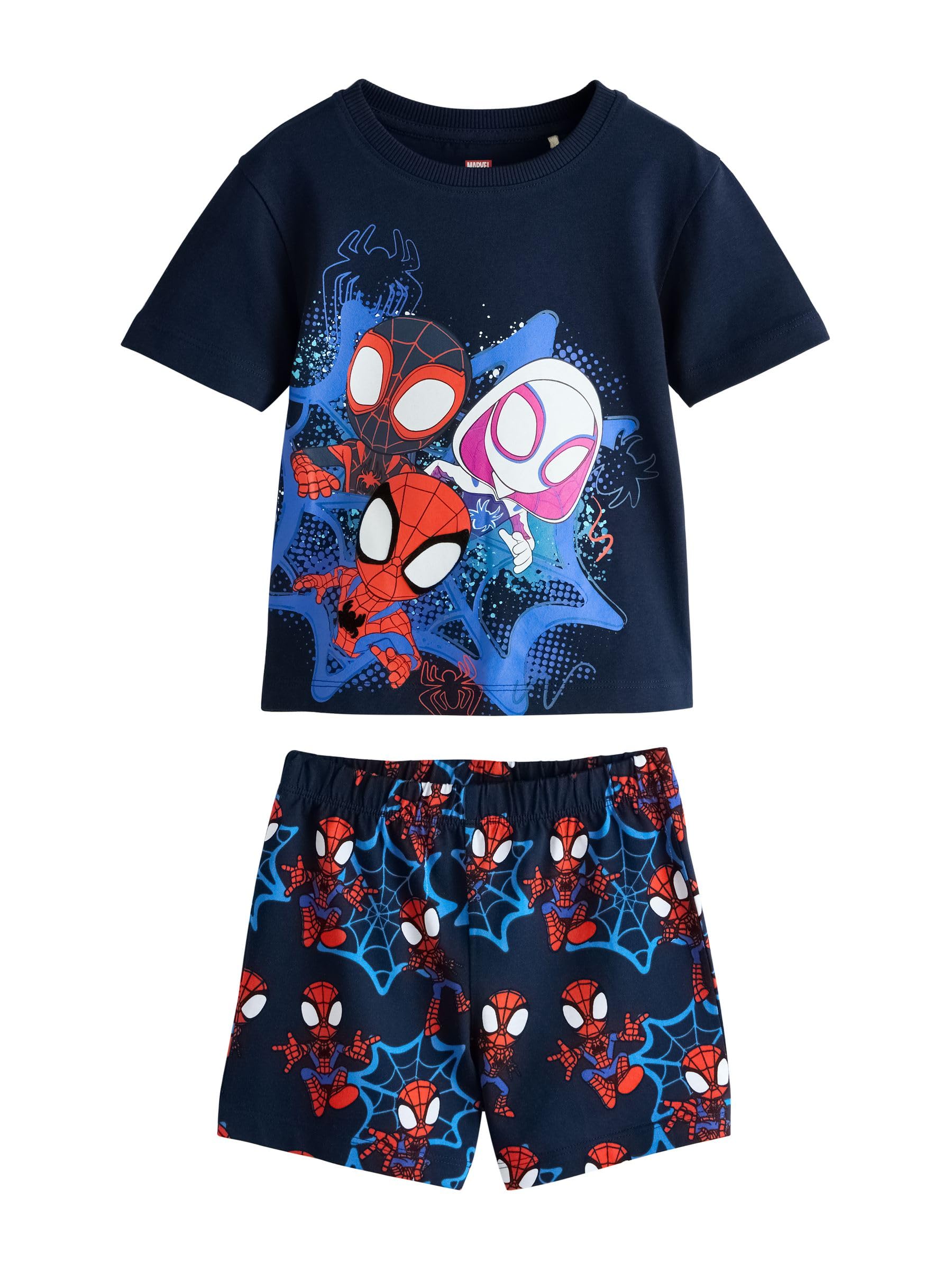 Next Spidey pigiami corti 3 pezzi 18-24 mesi comodi