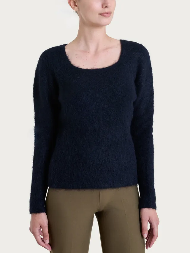 Ragno Merino Soft Nero maglia madonna alpaca nera