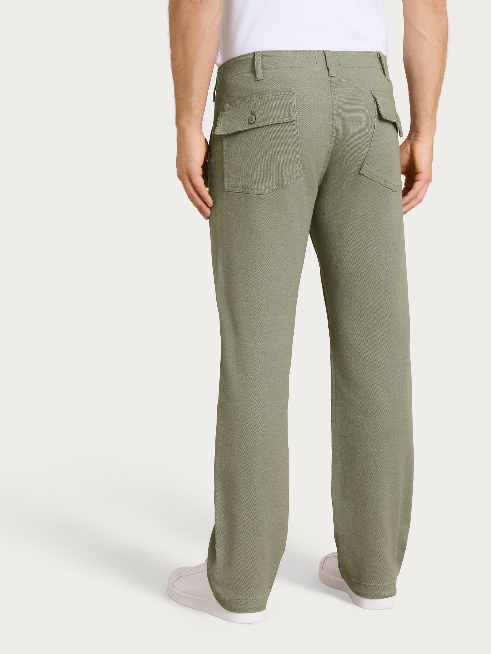 Ragno Raw Twill Pantalone Explorer uomo Deep Green