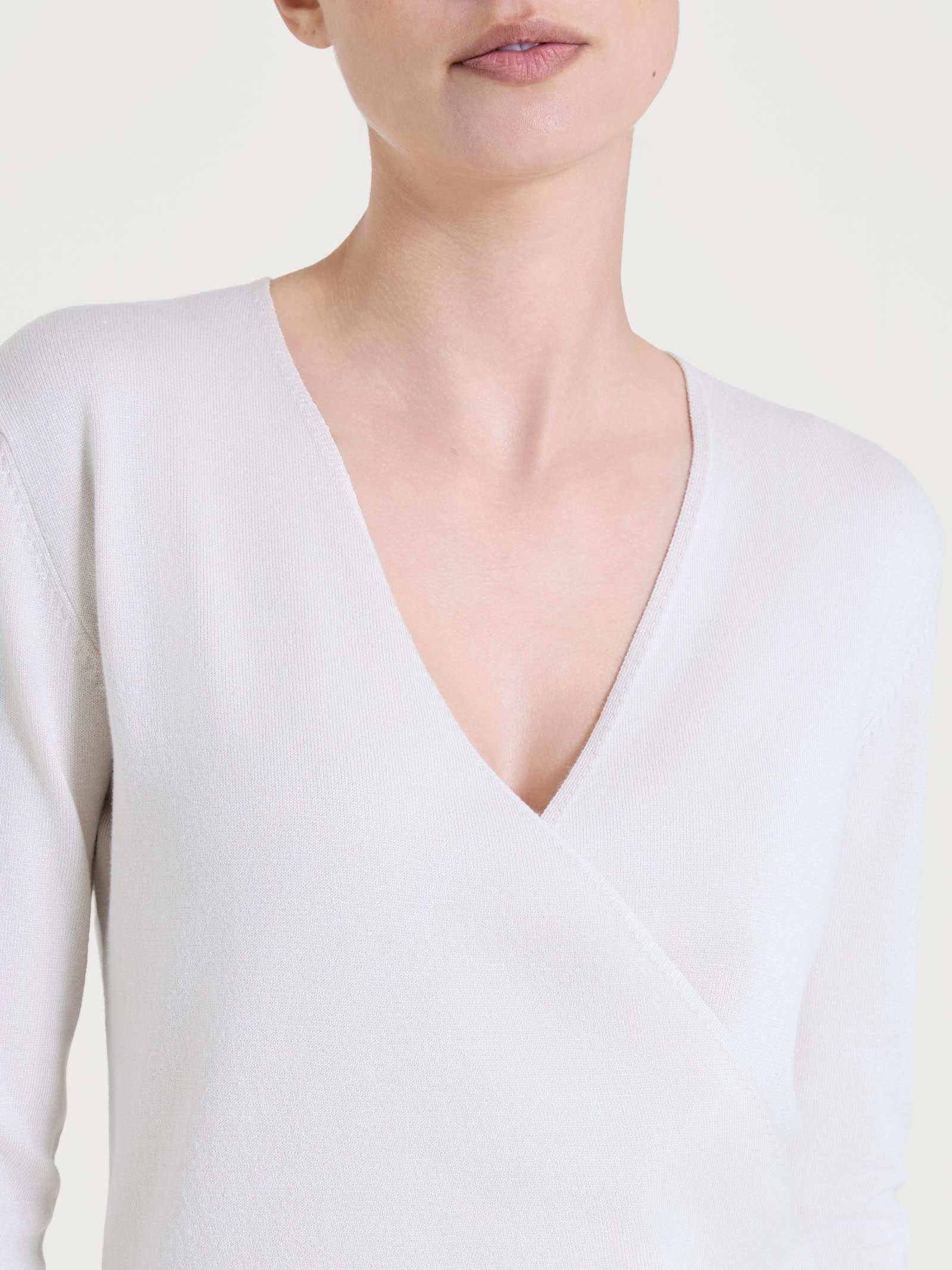 Ragno Four Seasons maglia portafoglio donna Avorio