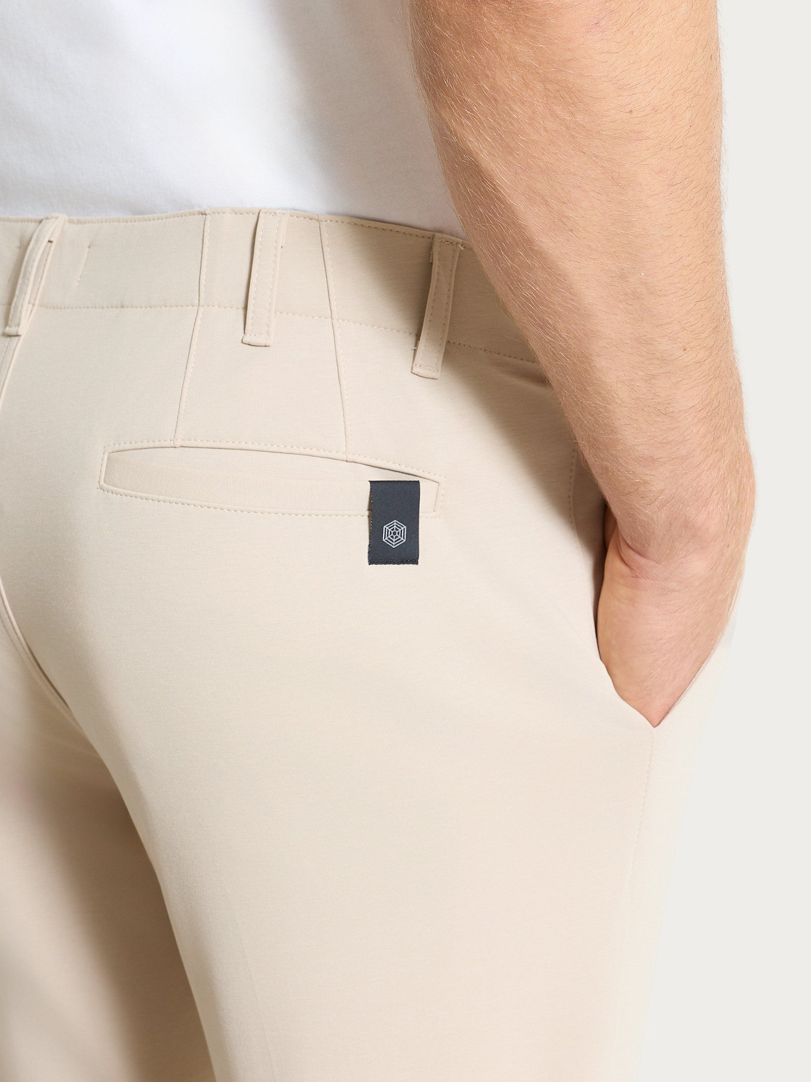 Ragno pantalone chino compact light plaza taupe
