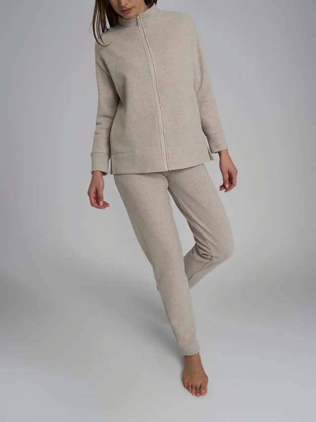Ragno Sweet Emotion pigiama lungo aperto zip cement caldo