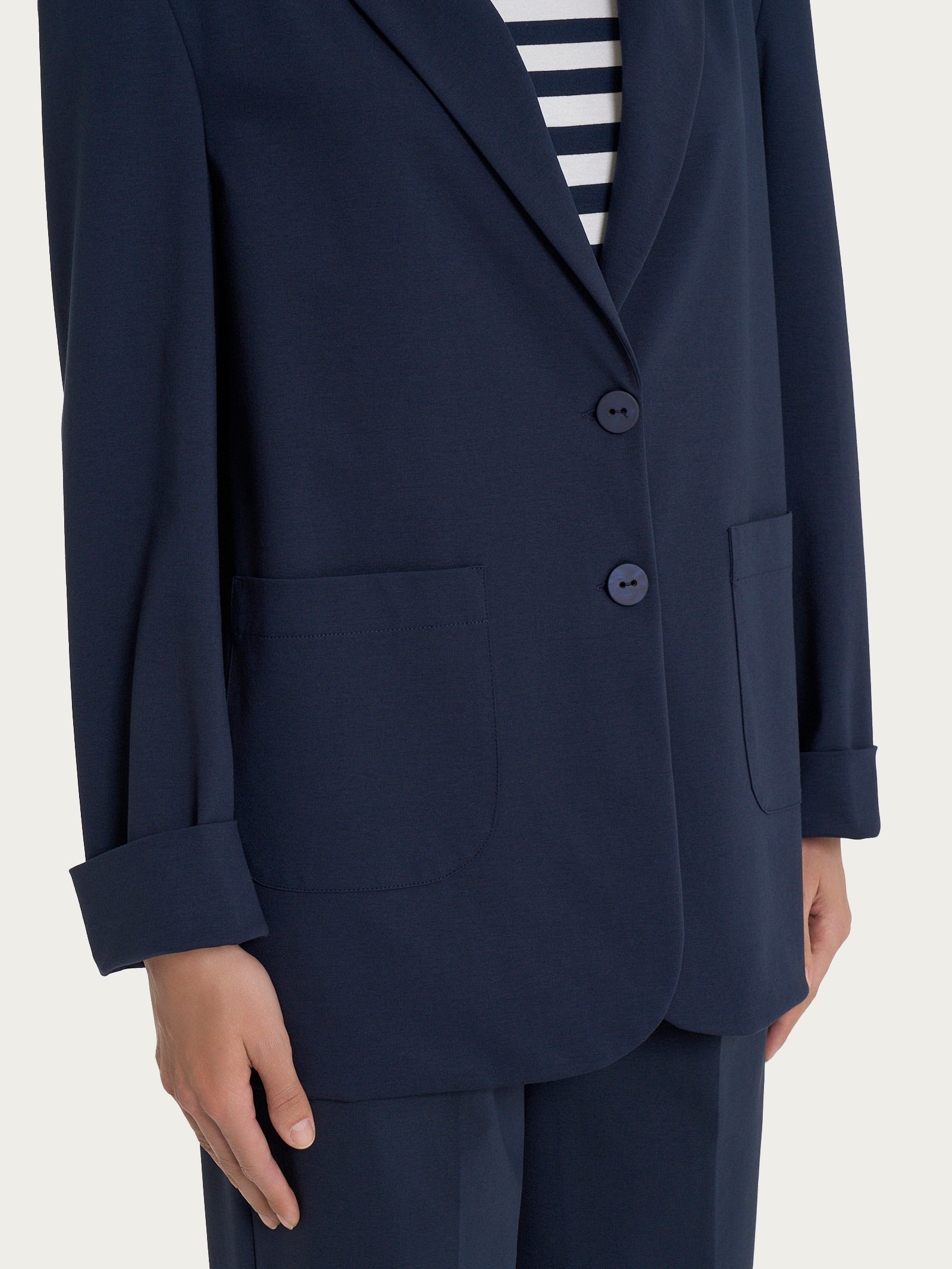 Ragno Compact Light Blazer Over giacca donna Bleu