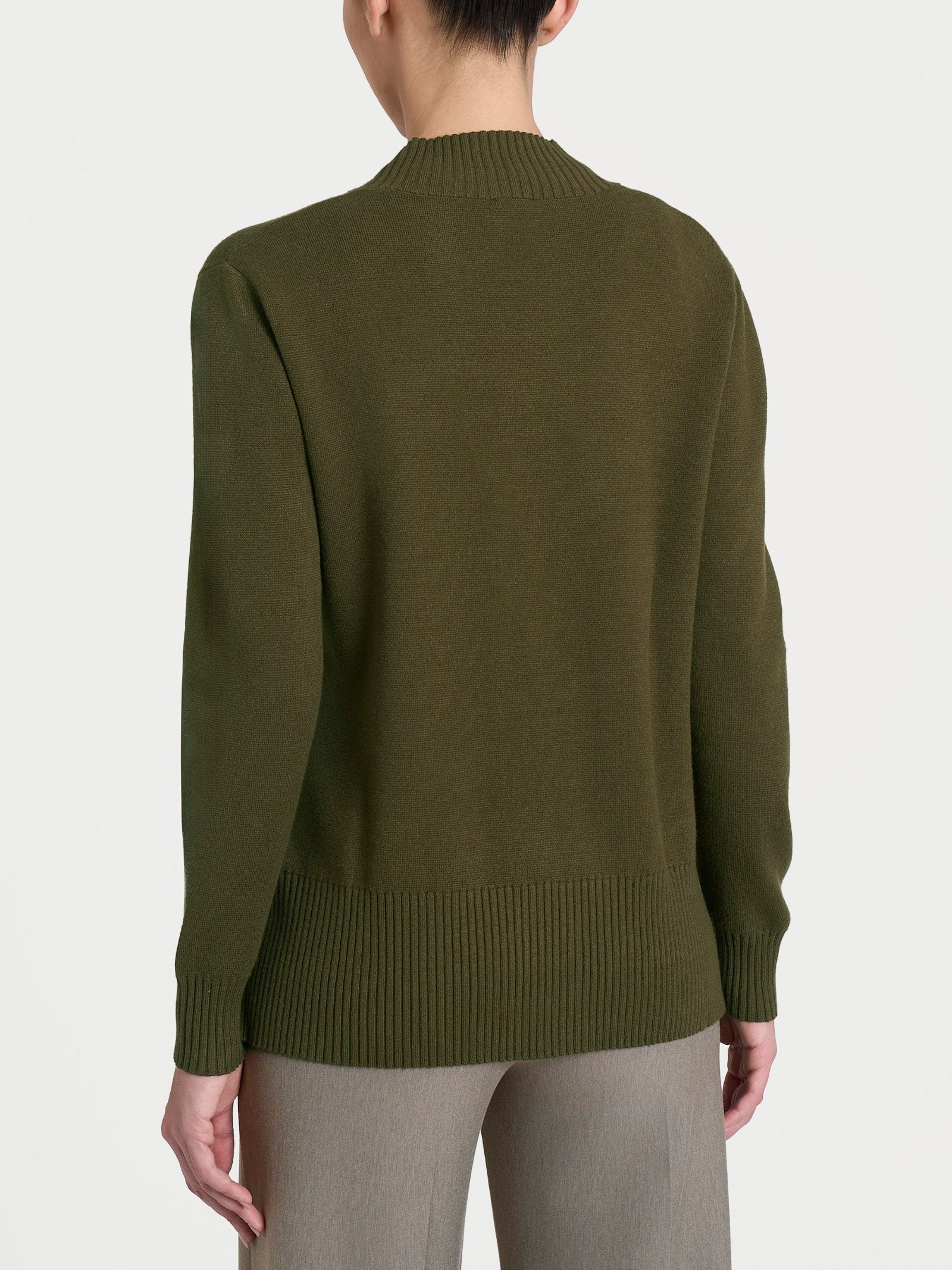 Ragno Four Seasons cardigan dark olive viscosa