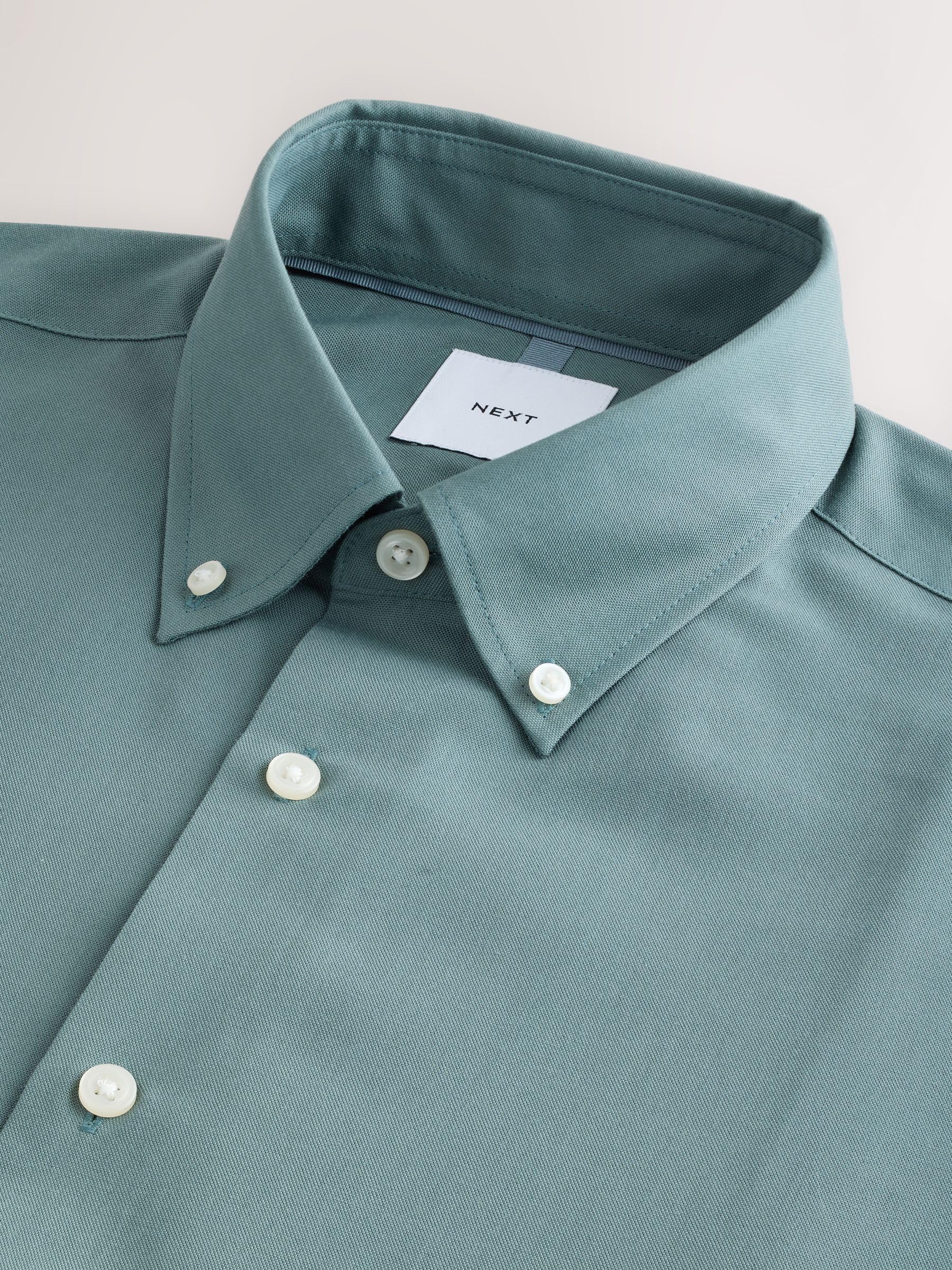 Next camicie uomo maniche lunghe bianco verde 2 pz