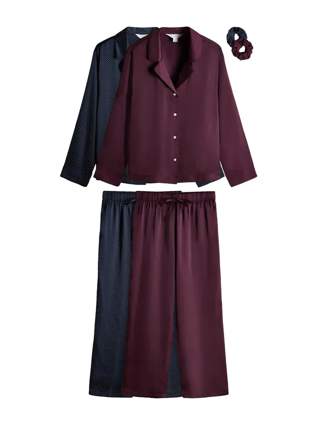 Geo Next The Set pigiama in raso donna confezione da 2 morbido
