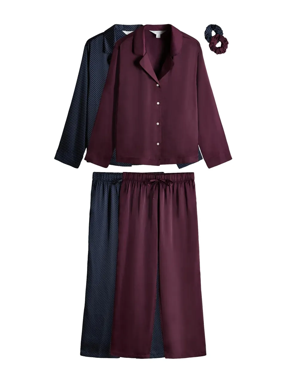 Geo Next The Set pigiama in raso donna confezione da 2 morbido