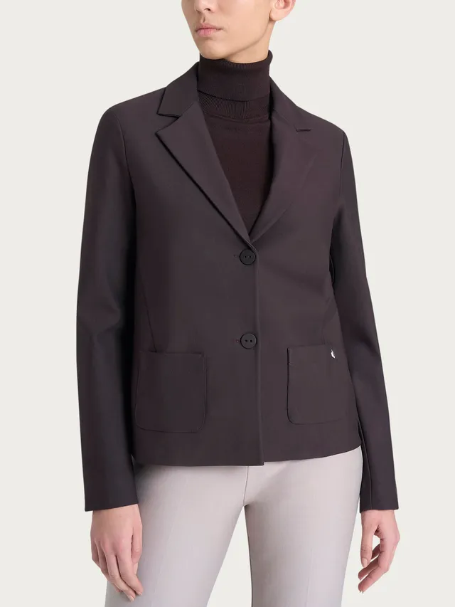 Ragno Compact Blazer Due Bottoni Chocolate Torte Regular