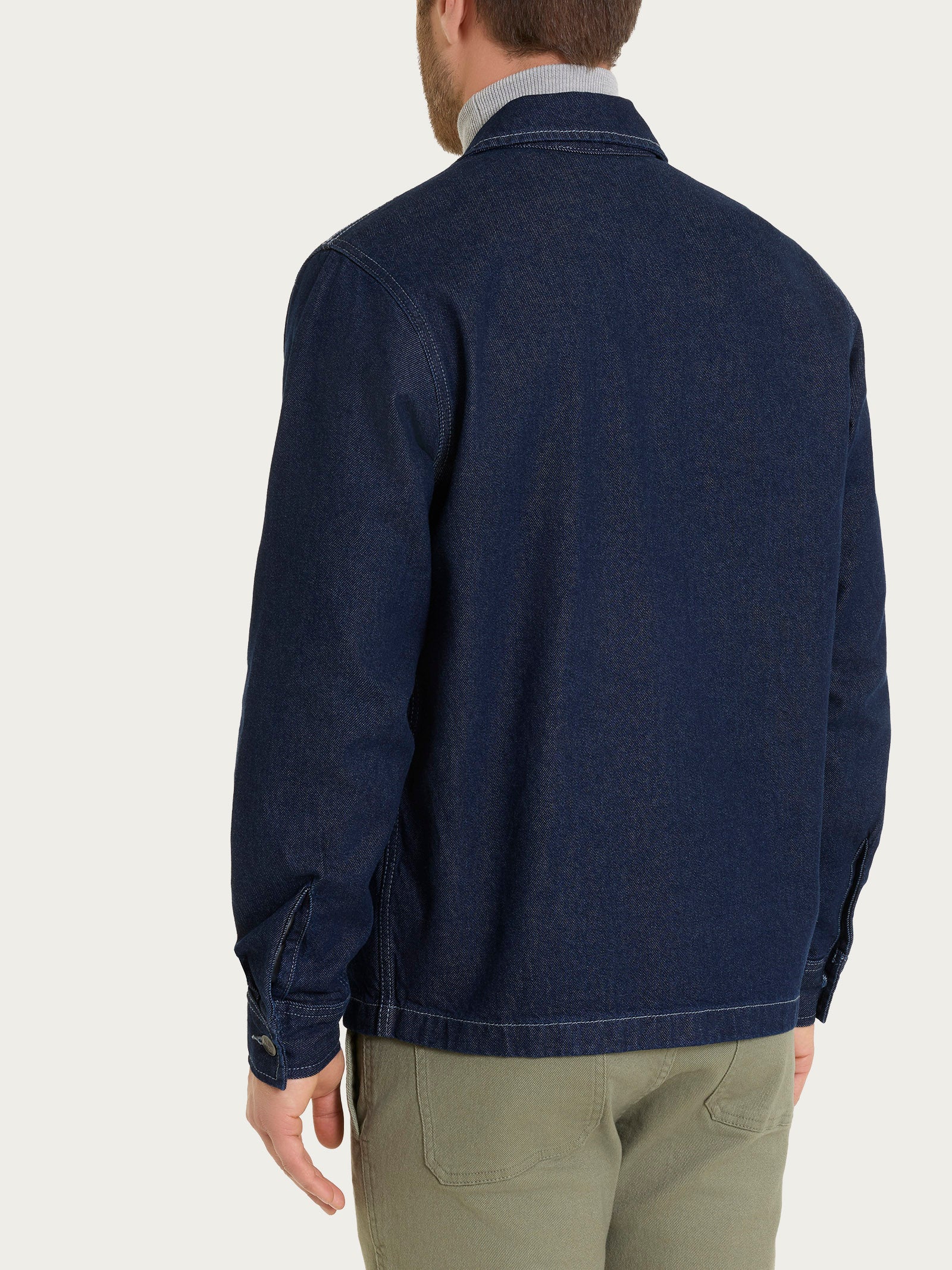 Ragno Super Denim Utility giacca uomo Dark Navy