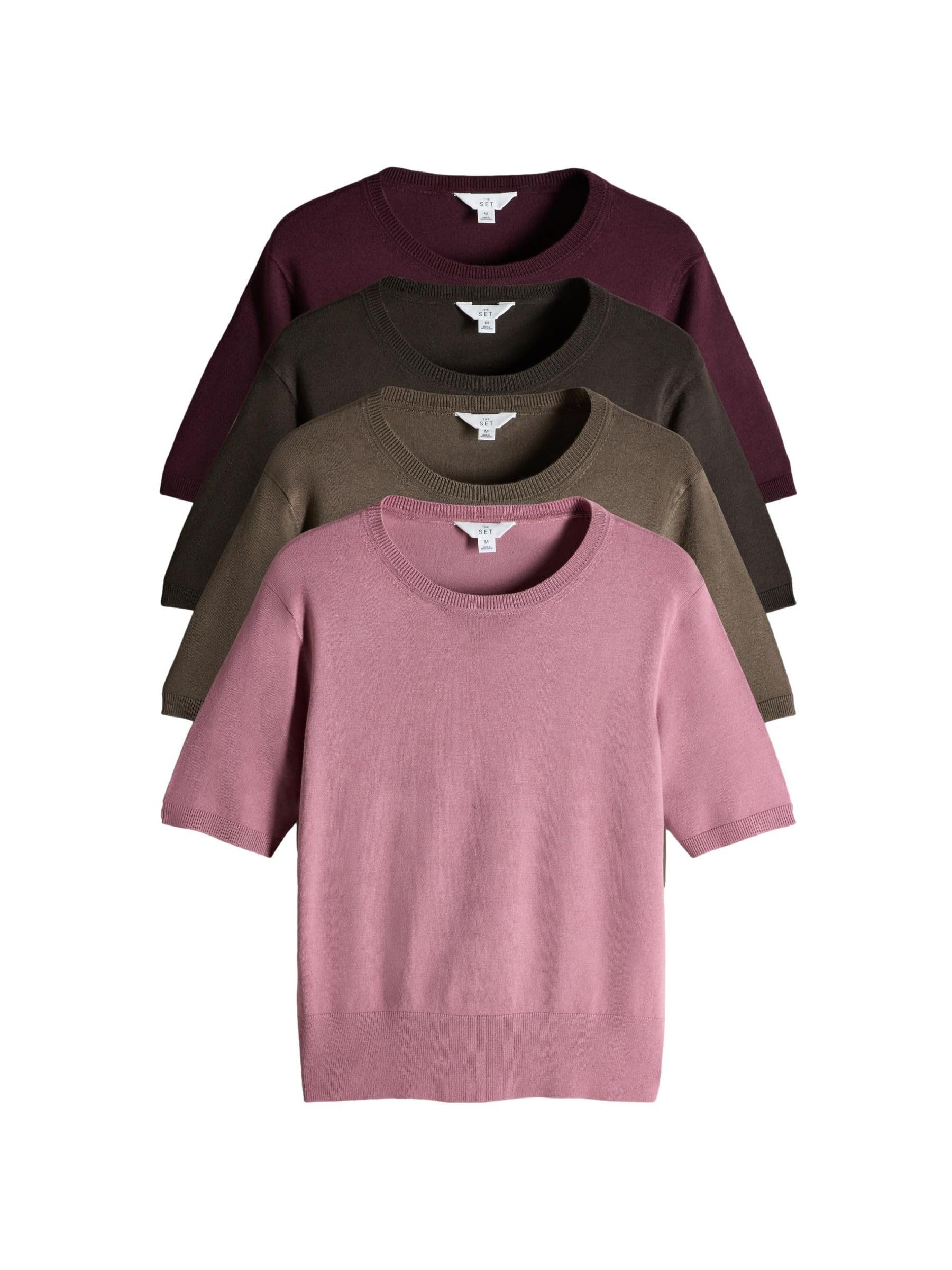Geo Next The Set magliette maglia fine donna confezione da 4