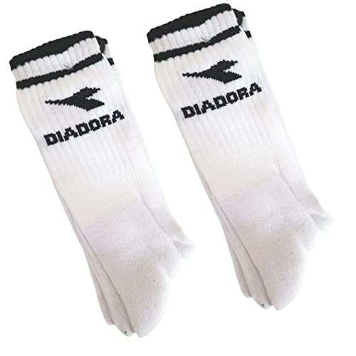 Diadora calzini paddle tennis spugna bianco 39-42 2 paia