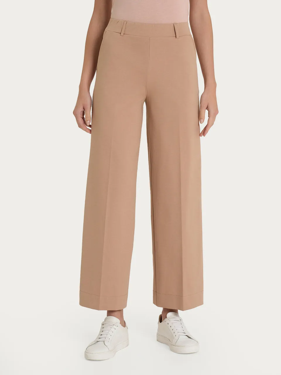 Ragno Compact Light Pantalone Wide Warm Taupe