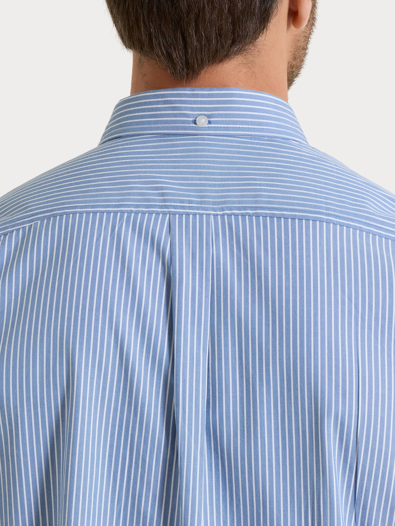 Ragno Oxford Button Down Camicia Azzurra Cotone