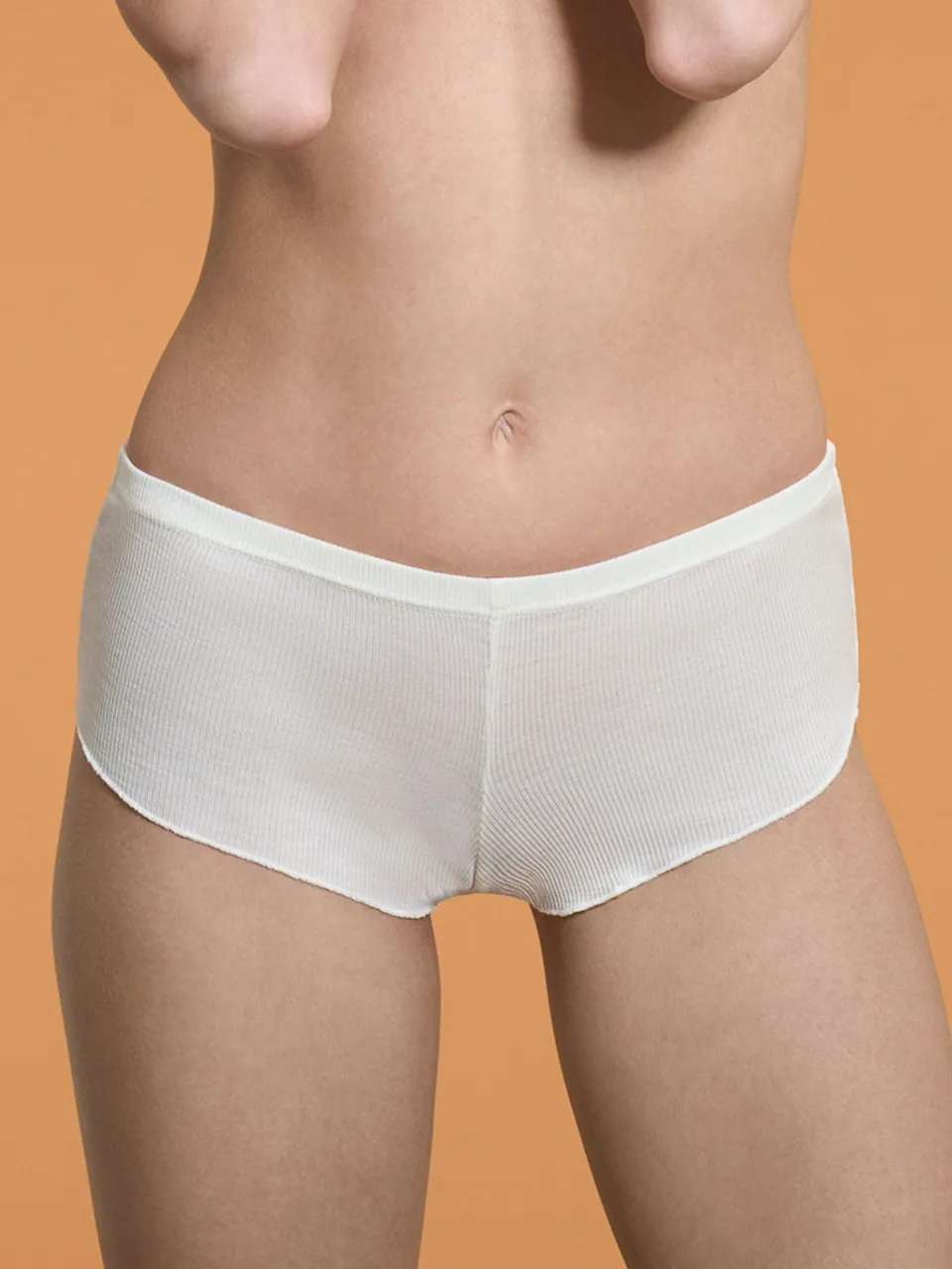 Ragno Lana Seta culotte costina lana seta B.co Lana