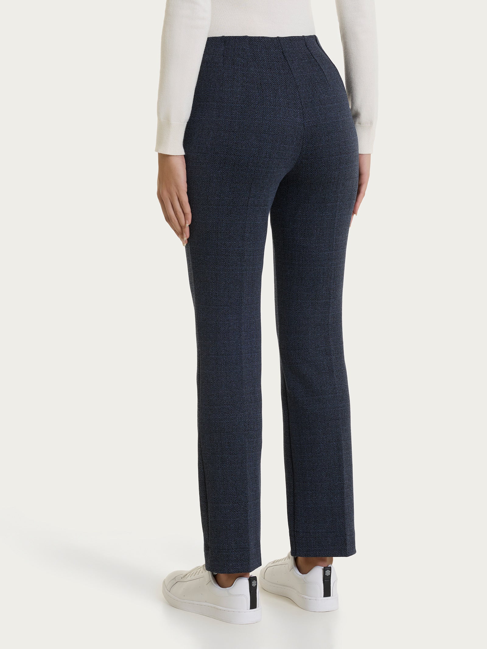 Ragno Jacquard Pantalone Dritto donna Fant.Bleu tweed