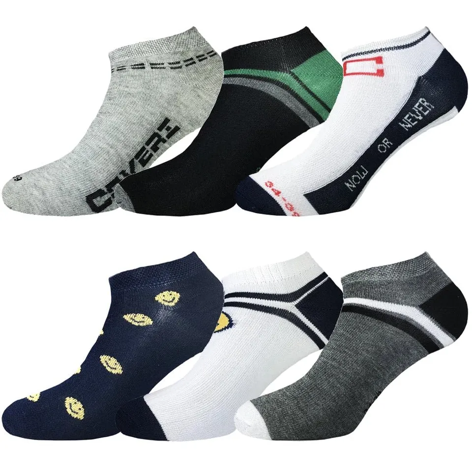 Enrico Coveri fantasmino leggero 6 paia cotone 34-39 mix