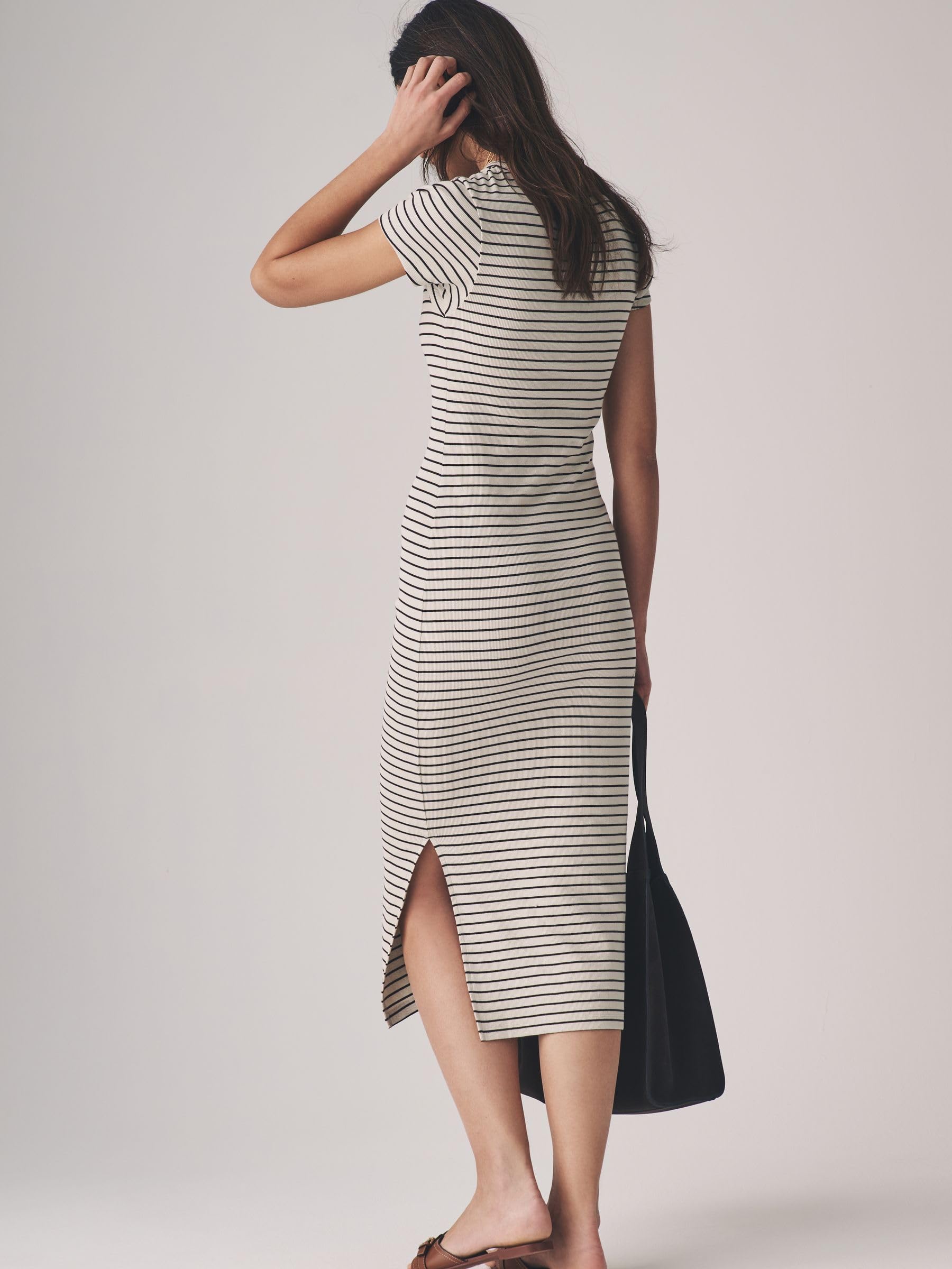 Next The Set confezione da 3 abiti midi aderenti coste donna