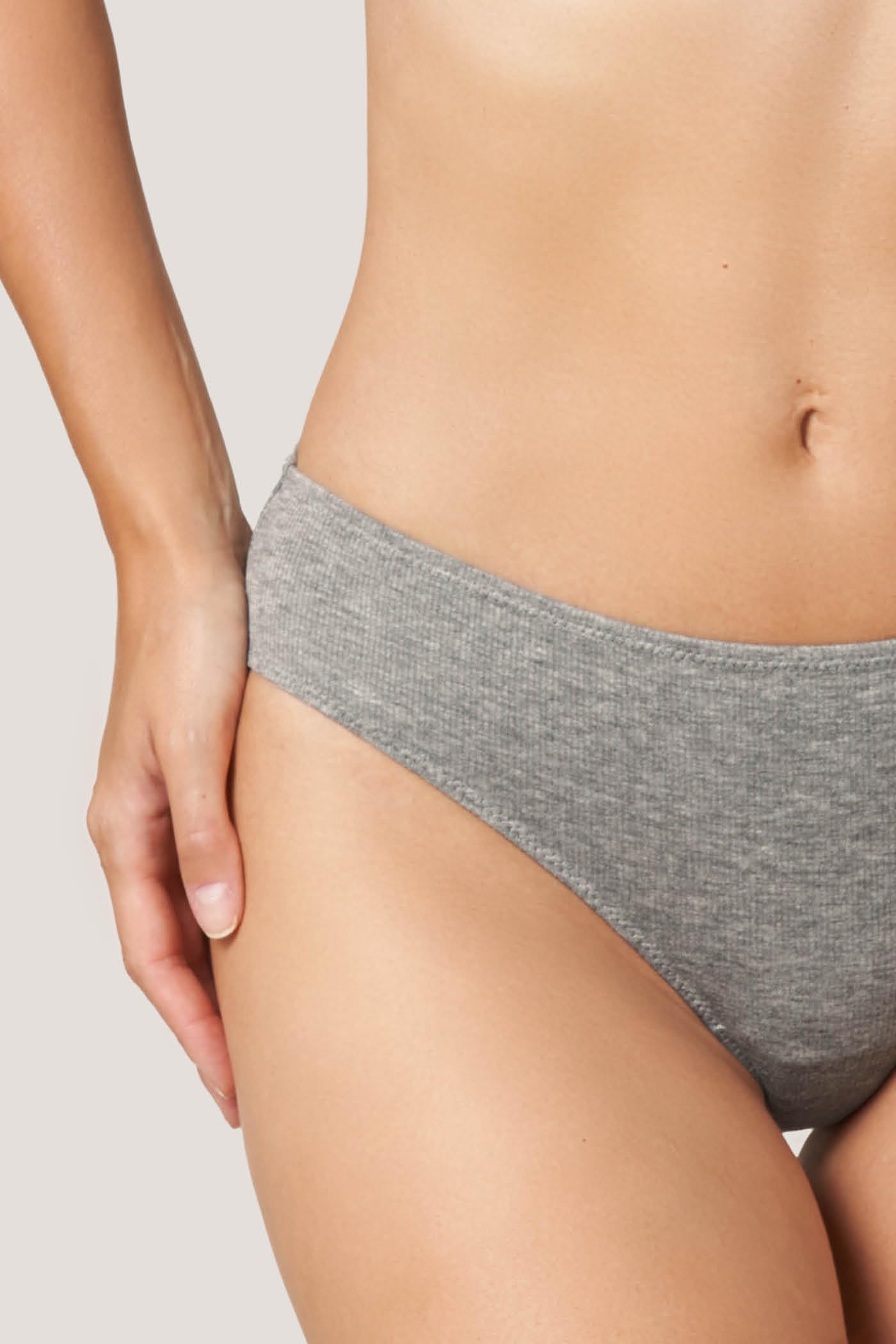 Goldenpoint Slip Fianco Medio a Costina Cotone