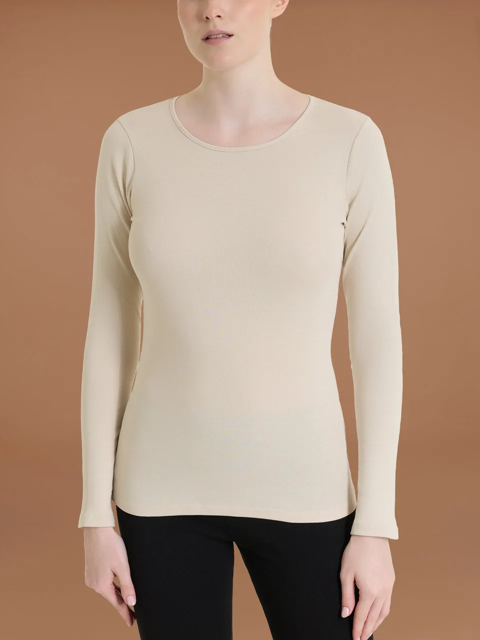 Ragno Thermo Cotton maglietta girocollo Champignon 100% cotone