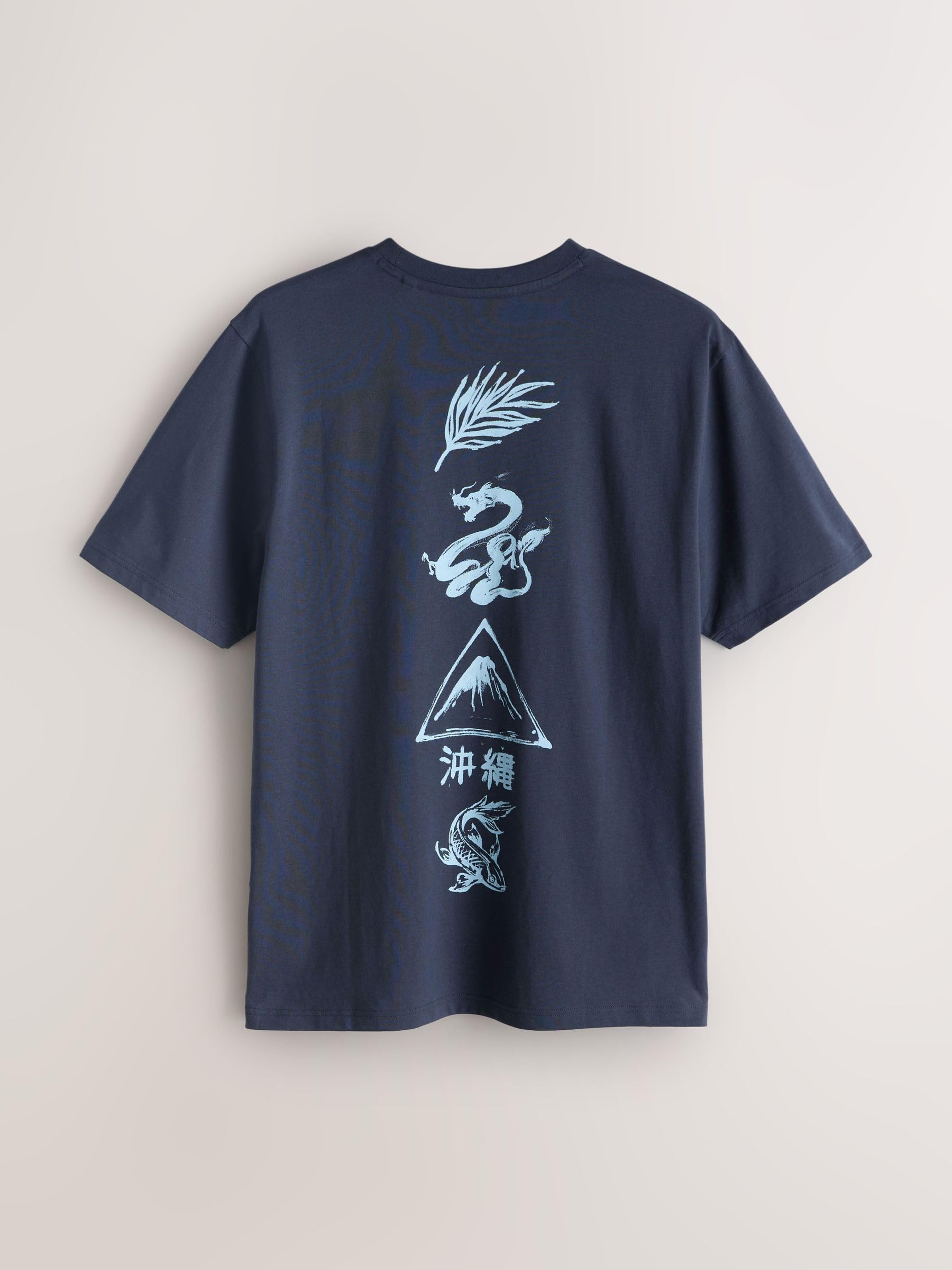 Next T-shirt stampate uomo 3 pezzi vestibilità classica
