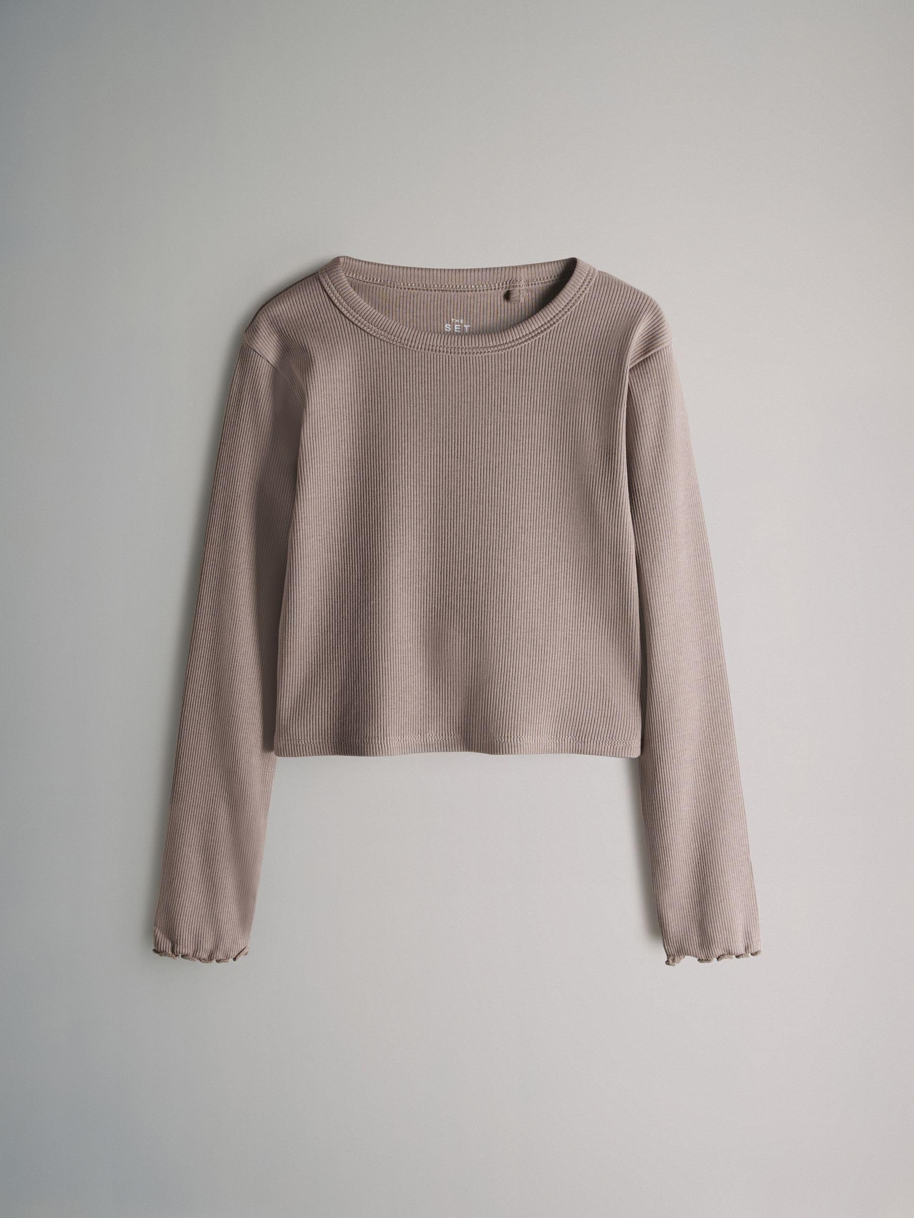 The Set maglia coste bambina 7 pezzi manica lunga